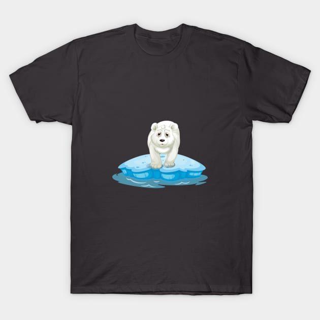 Cute Polar Bear T-Shirt by Art By Bear